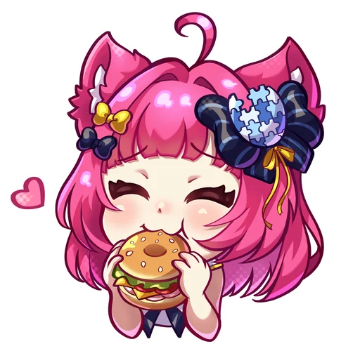 🐱 Стикер «Wiki chan» для Telegram