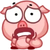 Стикер 15 Свинка Винки - Winky pig emoji