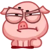Стикер 17 Свинка Винки - Winky pig emoji