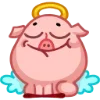Стикер 29 Свинка Винки - Winky pig emoji