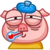 Стикер 42 Свинка Винки - Winky pig emoji