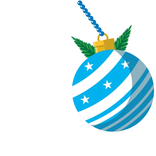 Стикер 50 ❄️❄️❄️Winter emoji - новогодний анимированный пак