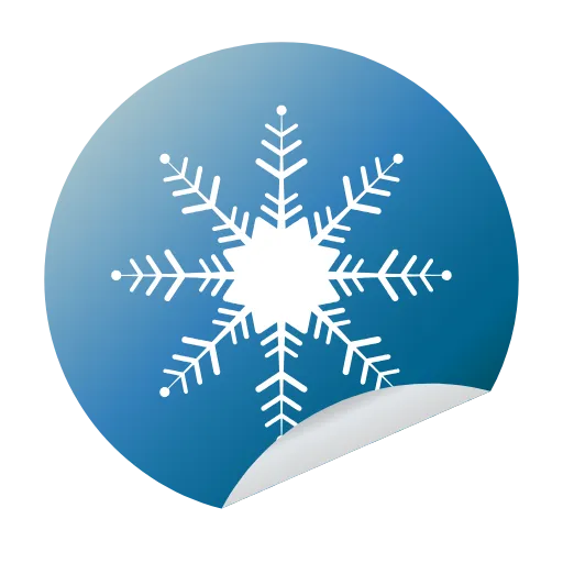 Стикер 8 ❄️❄️❄️Winter emoji - новогодний анимированный пак