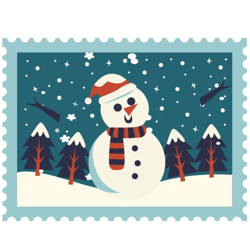 Стикер 40 ❄️❄️❄️Winter emoji - новогодний анимированный пак