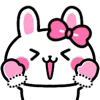 Стикер 8 👋 Winter Bunny - зимний зайчик