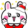 Стикер 41 👋 Winter Bunny - зимний зайчик