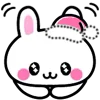 Стикер 30 👋 Winter Bunny - зимний зайчик