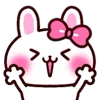 Стикер 3 👋 Winter Bunny - зимний зайчик