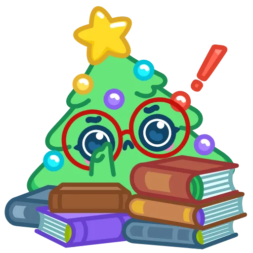 Стикер 23 🎄 Ёлочка - xmas tree