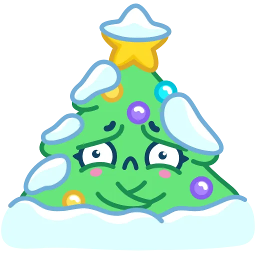 Стикер 19 🎄 Ёлочка - xmas tree