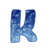 〰 Эмодзи «Зимние буквы» для Telegram