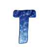 〰 Эмодзи «Зимние буквы» для Telegram