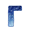 〰 Эмодзи «Зимние буквы» для Telegram