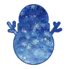 ☃️ Эмодзи «Зимние буквы» для Telegram