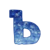 〰 Эмодзи «Зимние буквы» для Telegram