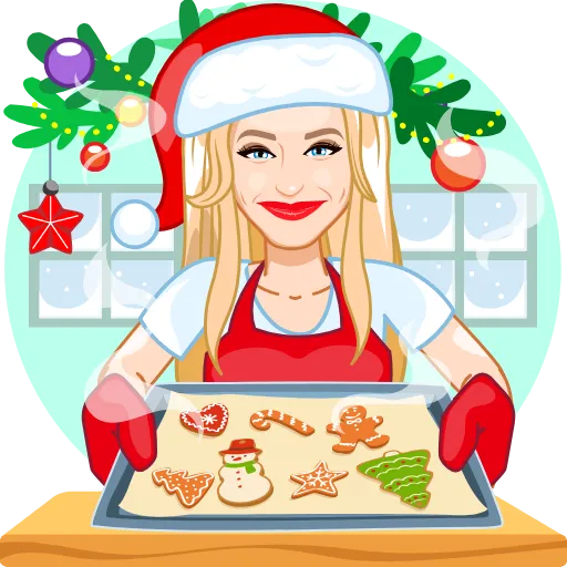 🍪 Стикер «Зимняя история» для Telegram