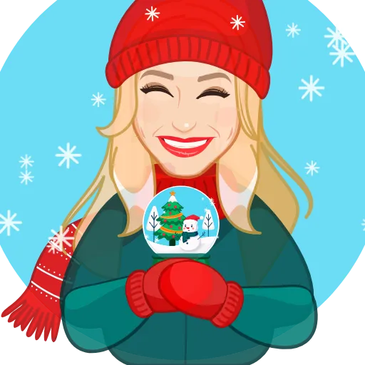 ❄️ Стикер «Зимняя история» для Telegram
