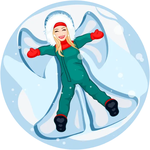 ❄️ Стикер «Зимняя история» для Telegram