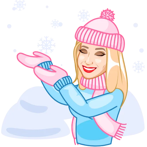 ❄️ Стикер «Зимняя история» для Telegram