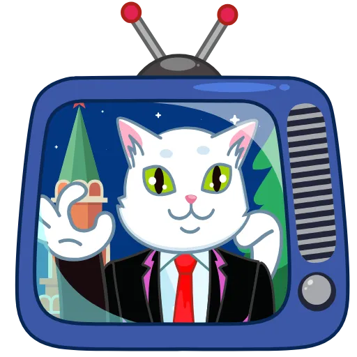 📺 Стикер «Зимняя история» для Telegram