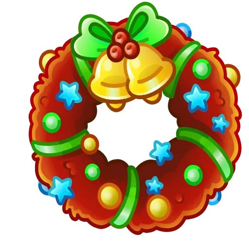 Стикер 50 Winter Wreath