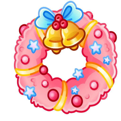 Стикер 60 Winter Wreath