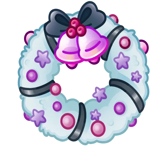 Стикер 55 Winter Wreath