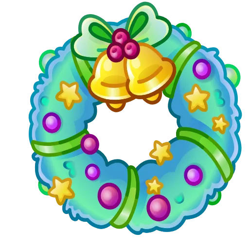 Стикер 37 Winter Wreath