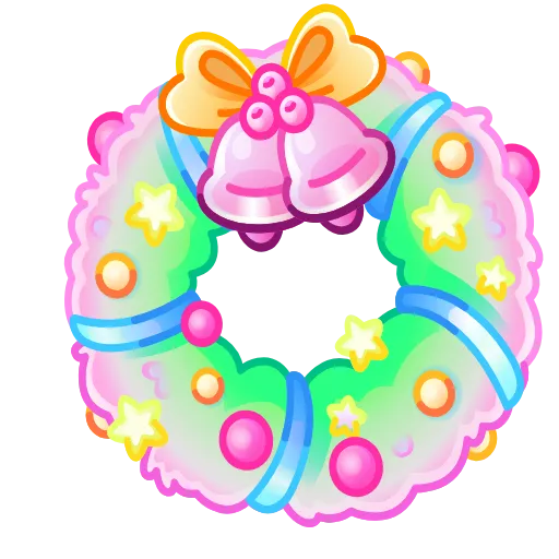 Стикер 61 Winter Wreath