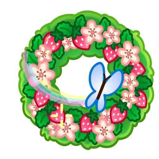 Стикер 8 Winter Wreath