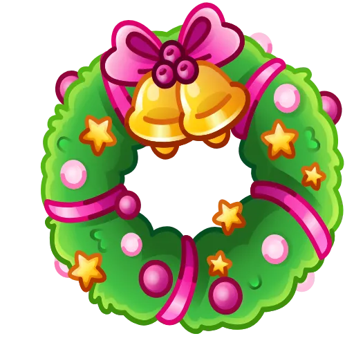 Стикер 32 Winter Wreath
