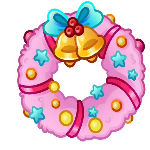 Стикер 51 Winter Wreath