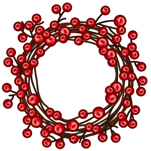 Стикер 28 Winter Wreath