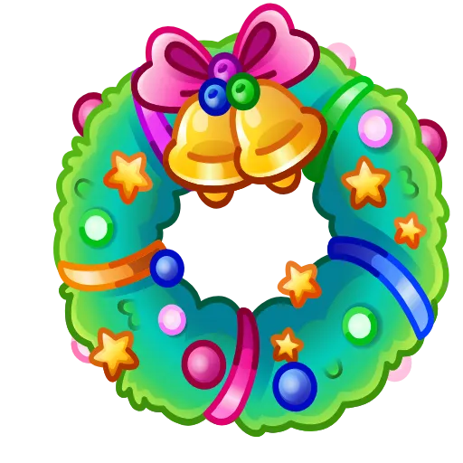 Стикер 58 Winter Wreath