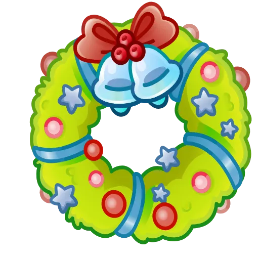 Стикер 30 Winter Wreath