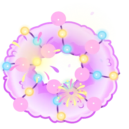 Стикер 7 Winter Wreath