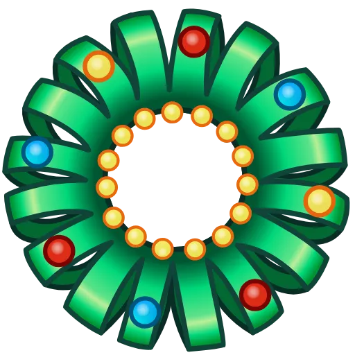 Стикер 23 Winter Wreath