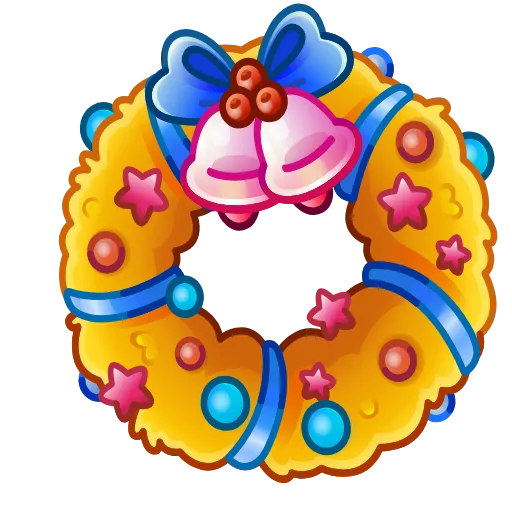 Стикер 34 Winter Wreath