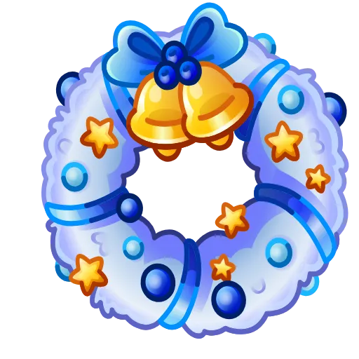 Стикер 40 Winter Wreath