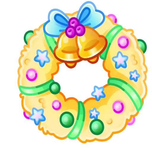 Стикер 53 Winter Wreath