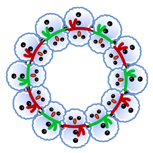 Стикер 12 Winter Wreath