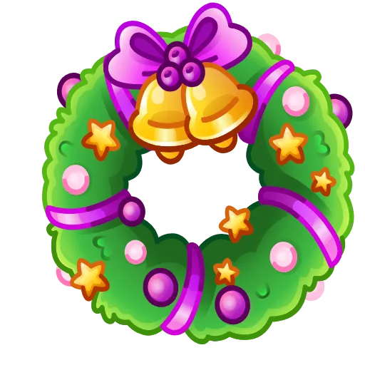Стикер 49 Winter Wreath