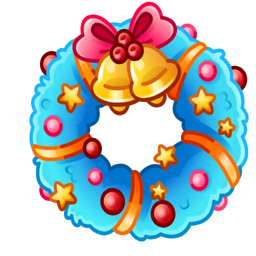 Стикер 42 Winter Wreath