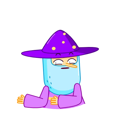 Стикер 28 Wizard