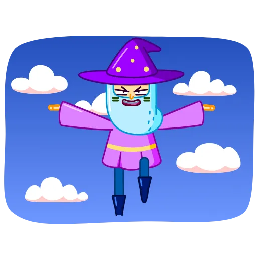 Стикер 15 Wizard