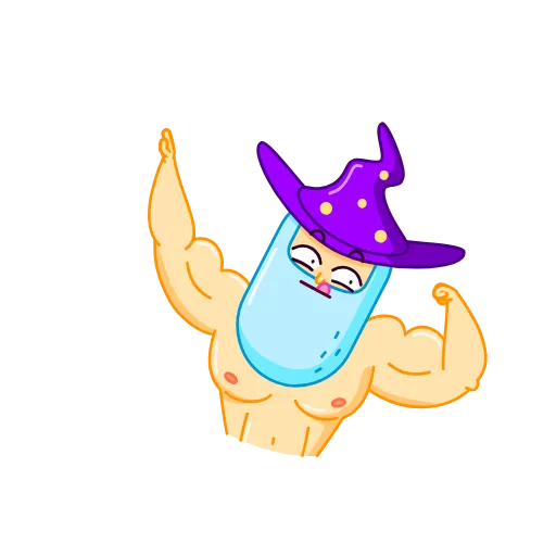 Стикер 8 Wizard