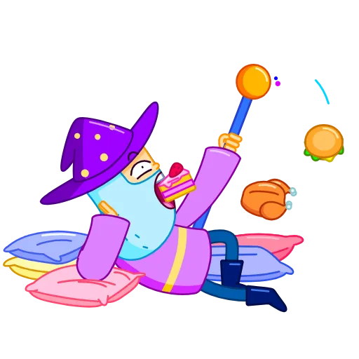 Стикер 16 Wizard