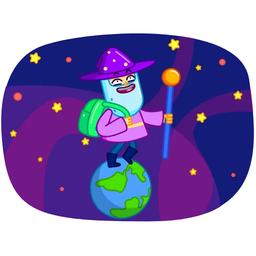 Стикер 21 Wizard