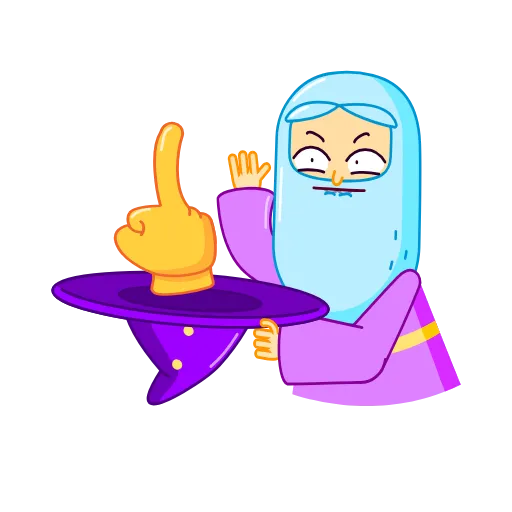 Стикер 10 Wizard