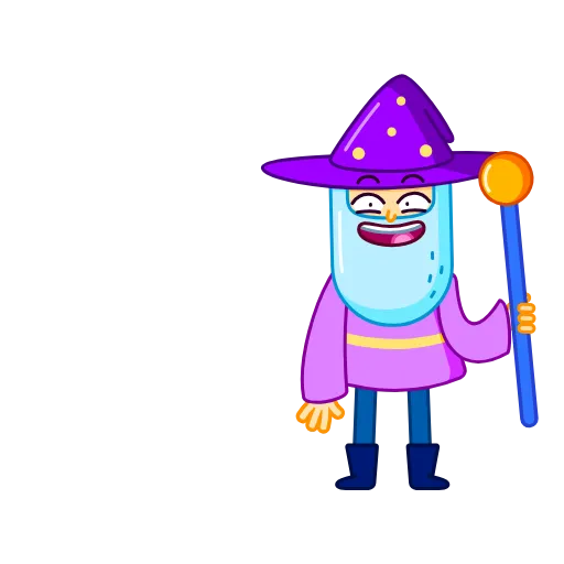 Стикер 5 Wizard